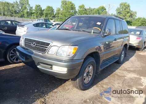 2001 Lexus Lx 470 из США, поврежденный, VIN JTJHT00W513509688
